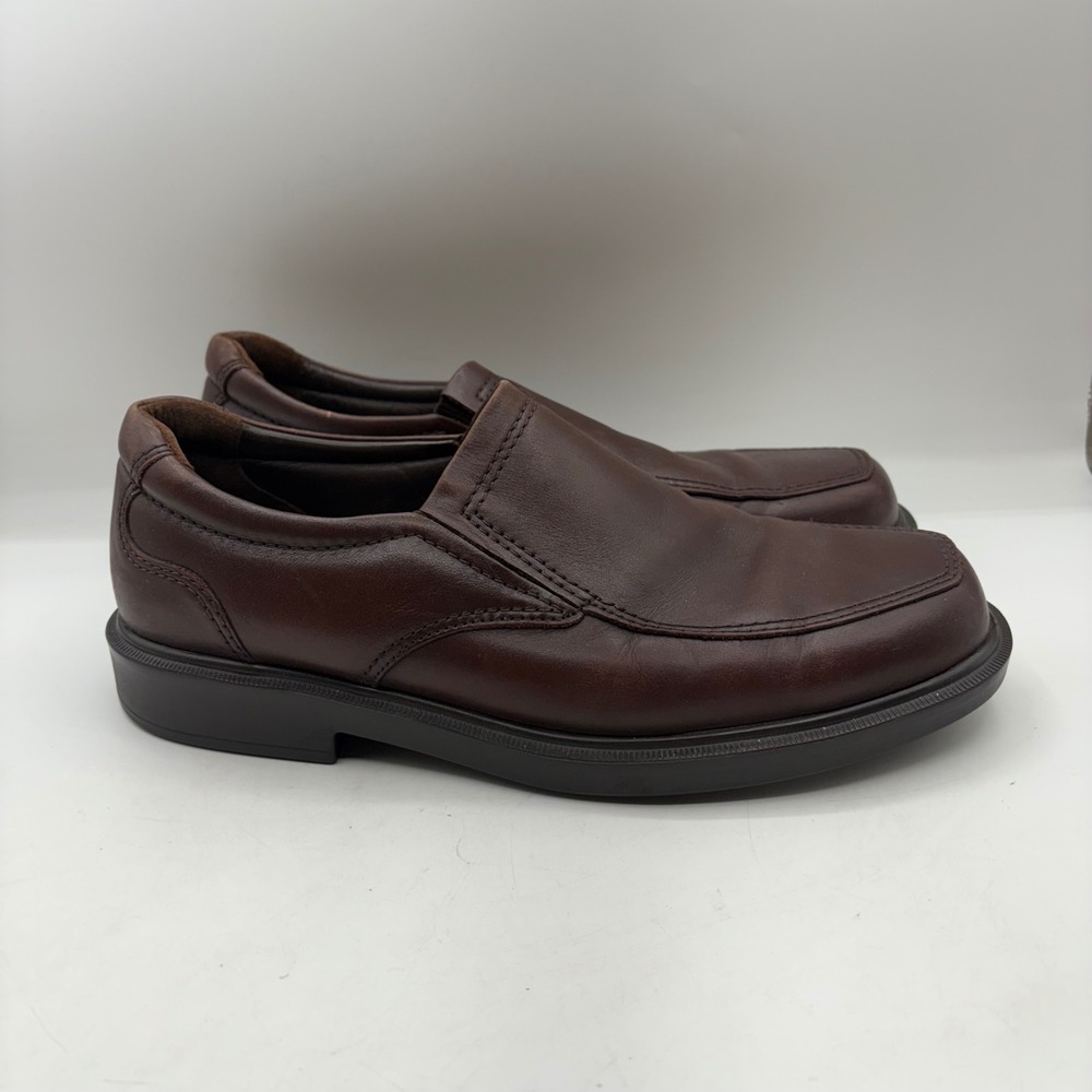SAS Diplomat Mens Brown Leather Slip On Loafer Dress Shoes Size 10.5M‎